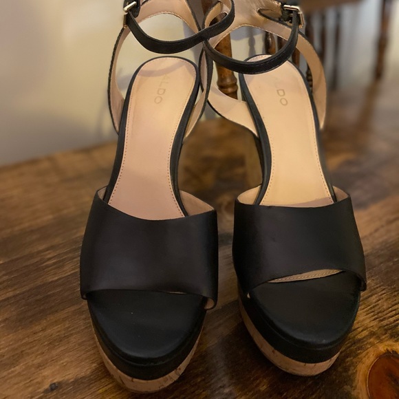 3/$25♻️ Aldo platform Sandals 8.5 - Picture 3 of 4